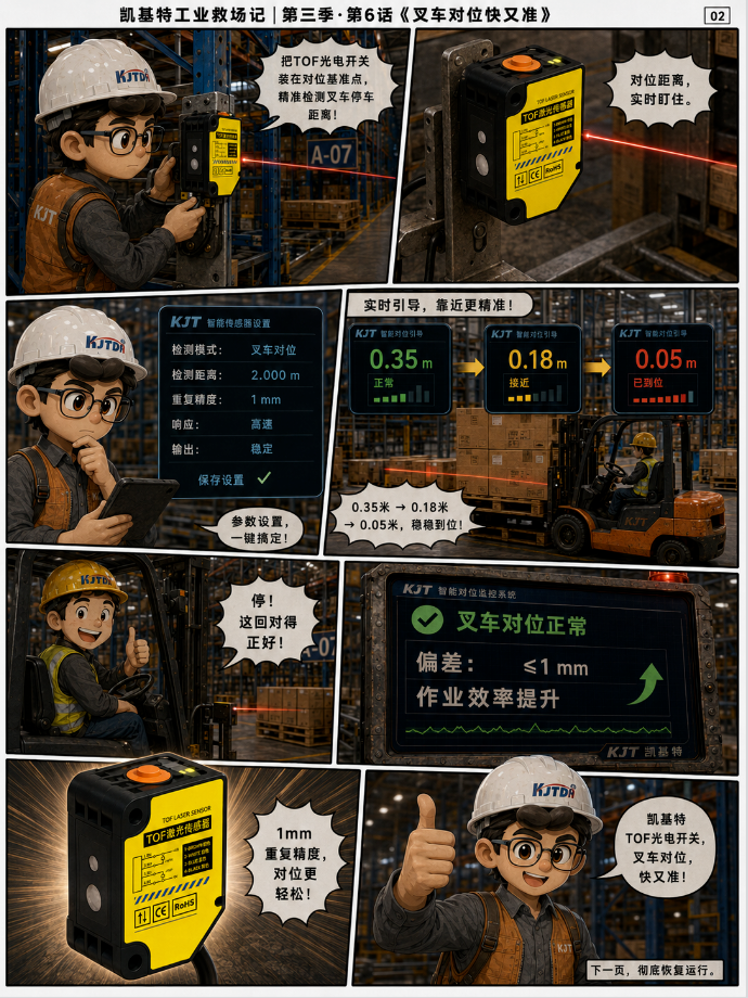 凯基特工业救场记|KJT-HWCJ-50M TOF光电开关 :强光、对位、缺料、雨雾,一个个稳住! 凯基特工业救场记|KJT-HWCJ-50M TOF光电开关 :强光、对位、缺料、雨雾,一个个稳住!