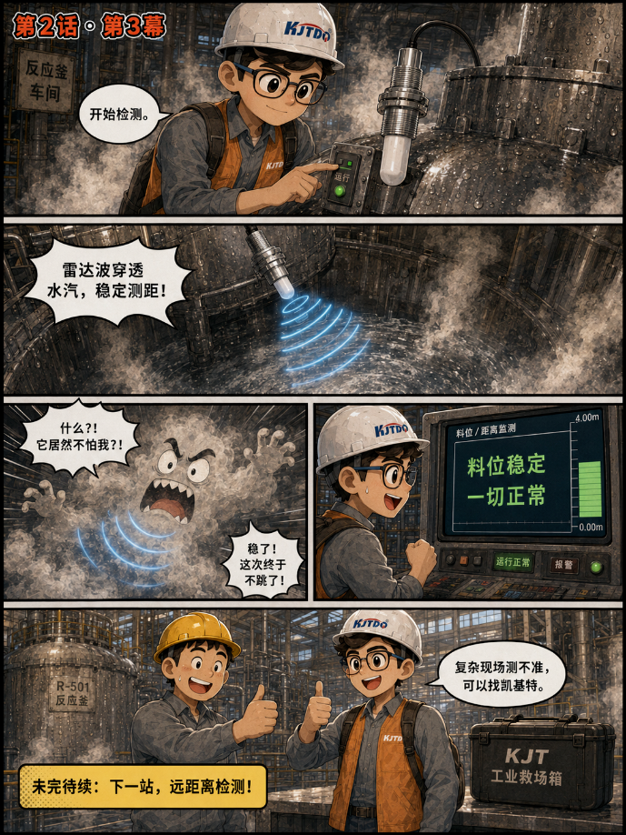凯基特工业救场记|KJT-LD18毫米波雷达复杂现场救场英雄 凯基特工业救场记|KJT-LD18毫米波雷达复杂现场救场英雄
