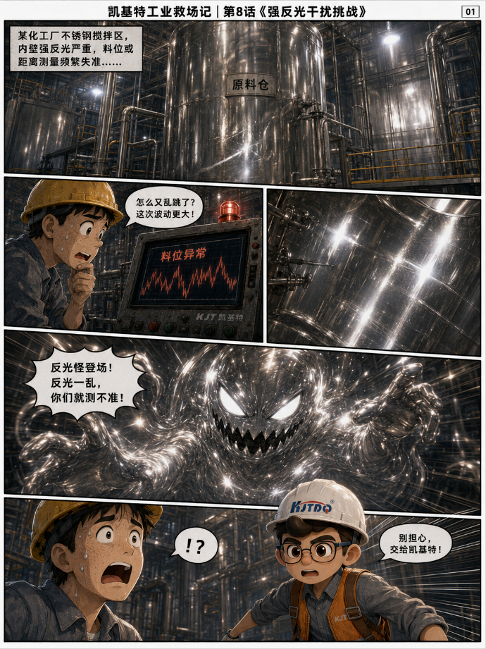 凯基特工业救场记|KJT-LD18 高精度雷达传感器,复杂工况里的稳定答案 凯基特工业救场记|KJT-LD18 高精度雷达传感器,复杂工况里的稳定答案