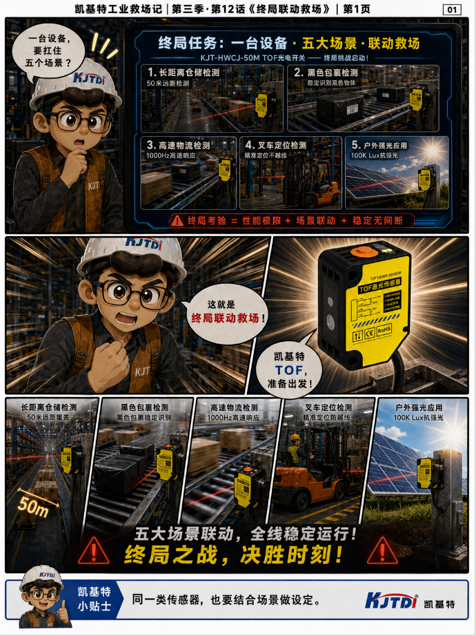 凯基特工业救场记·第三季收官|TOF 激光光电传感器:强光、对位、缺料、雨雾、多规格、透明瓶,一个都稳! 凯基特工业救场记·第三季收官|TOF 激光光电传感器:强光、对位、缺料、雨雾、多规格、透明瓶,一个都稳!