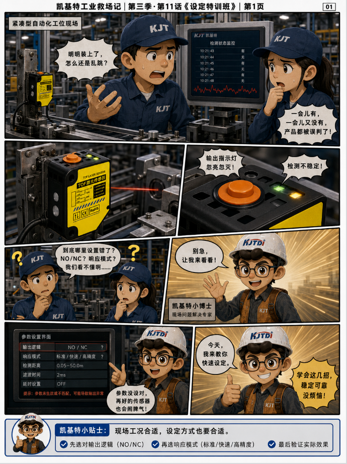 凯基特工业救场记·第三季收官|TOF 激光光电传感器:强光、对位、缺料、雨雾、多规格、透明瓶,一个都稳! 凯基特工业救场记·第三季收官|TOF 激光光电传感器:强光、对位、缺料、雨雾、多规格、透明瓶,一个都稳!