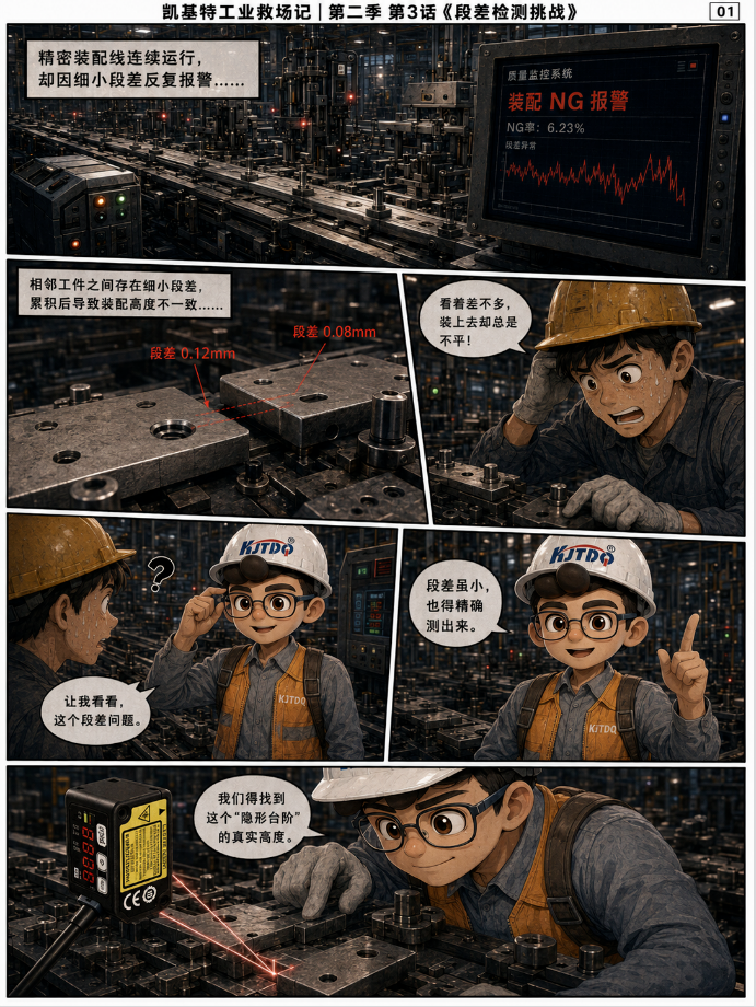 凯基特工业救场记|CMOS微型激光位移传感器:微小位移、高度差、段差,一个个看准! 凯基特工业救场记|CMOS微型激光位移传感器:微小位移、高度差、段差,一个个看准!