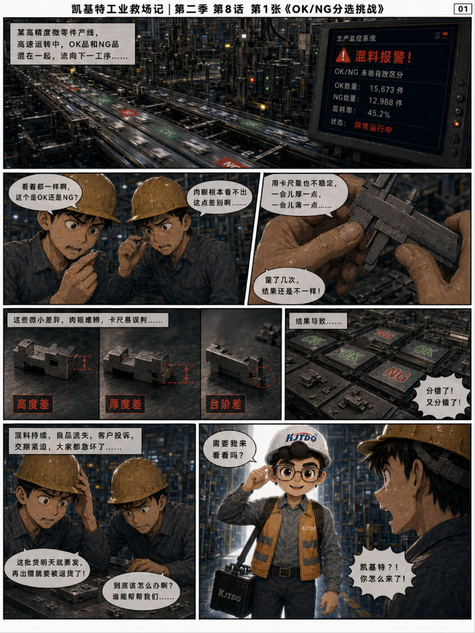 工业救场记|CMOS微型激光位移传感器:胶层厚度、OK/NG分选、微小零件漏装 工业救场记|CMOS微型激光位移传感器:胶层厚度、OK/NG分选、微小零件漏装