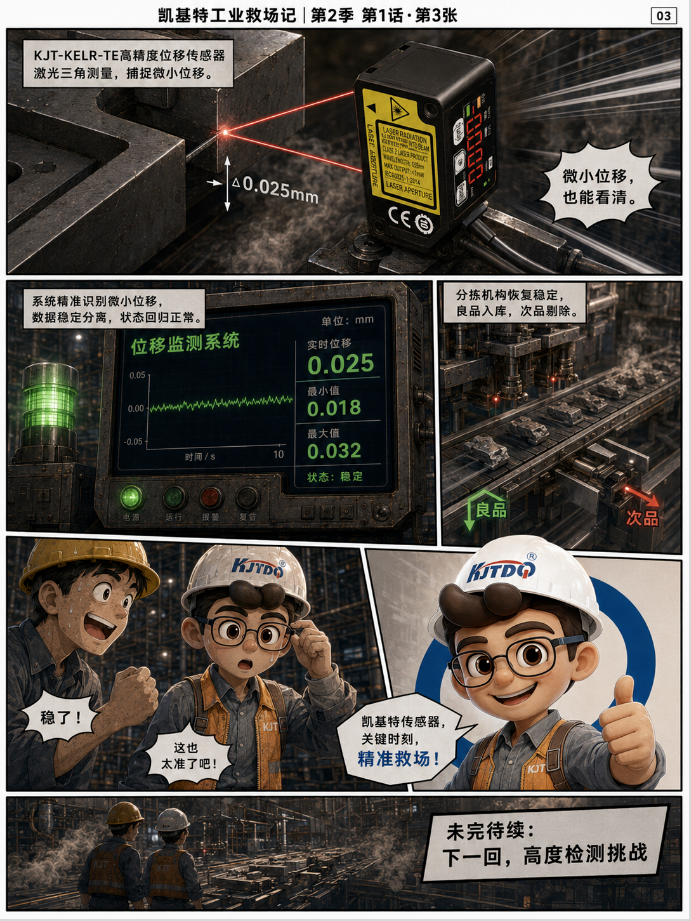 凯基特工业救场记|CMOS微型激光位移传感器:微小位移、高度差、段差,一个个看准! 凯基特工业救场记|CMOS微型激光位移传感器:微小位移、高度差、段差,一个个看准!