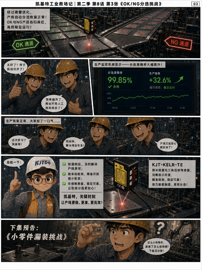 工业救场记|CMOS微型激光位移传感器:胶层厚度、OK/NG分选、微小零件漏装 工业救场记|CMOS微型激光位移传感器:胶层厚度、OK/NG分选、微小零件漏装