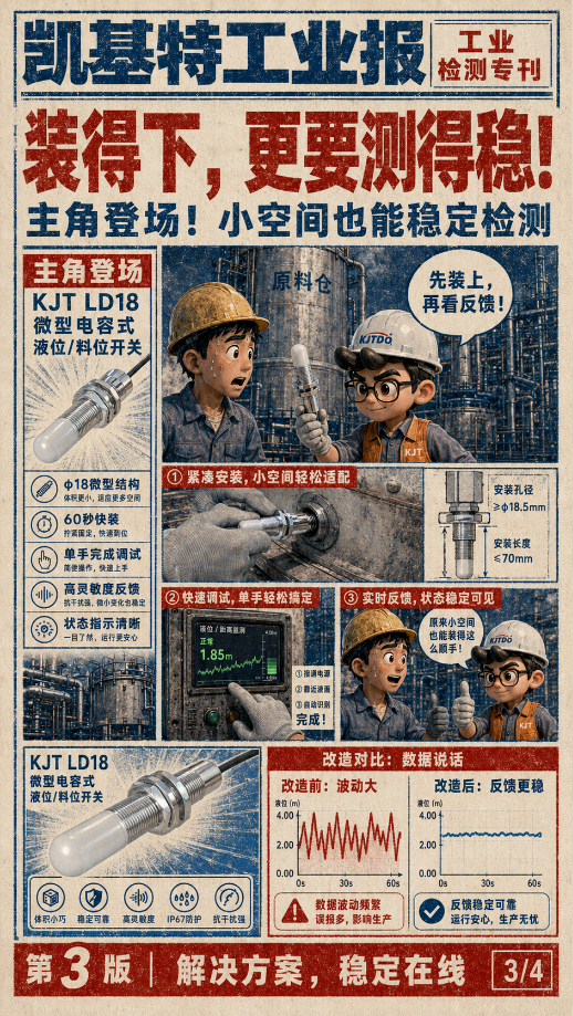 工业专刊第一期 | 蒸汽翻涌、信号跳变,KJT-LD18毫米波雷达如何稳住料位检测? 工业专刊第一期 | 蒸汽翻涌、信号跳变,KJT-LD18毫米波雷达如何稳住料位检测?