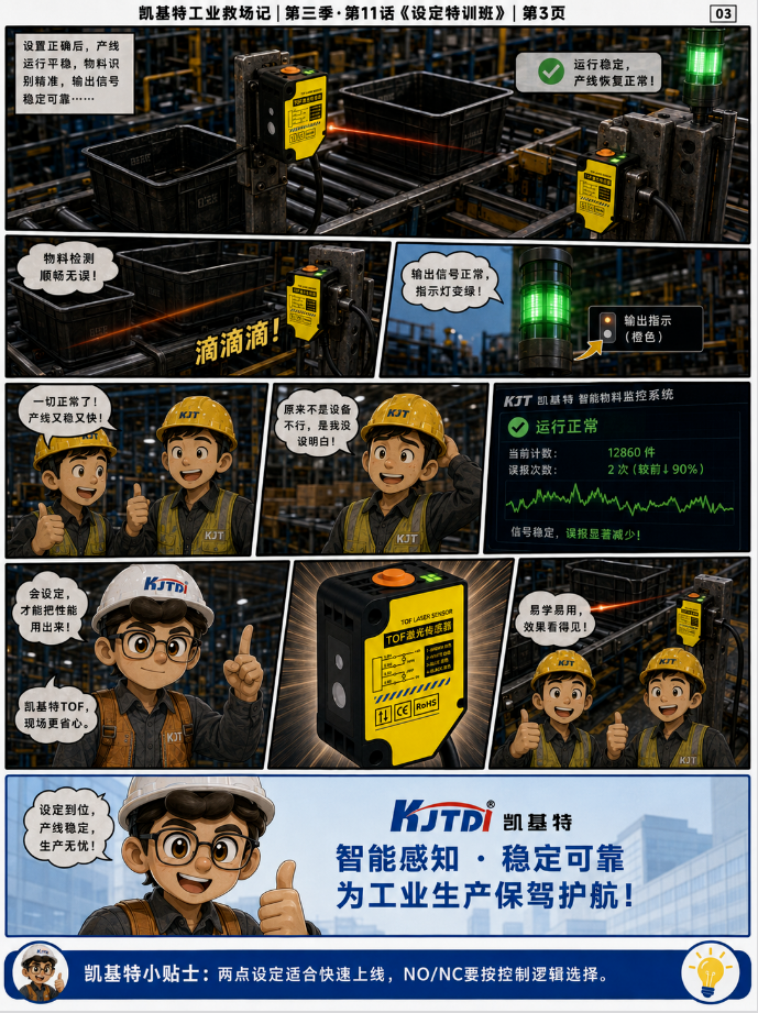 凯基特工业救场记·第三季收官|TOF 激光光电传感器:强光、对位、缺料、雨雾、多规格、透明瓶,一个都稳! 凯基特工业救场记·第三季收官|TOF 激光光电传感器:强光、对位、缺料、雨雾、多规格、透明瓶,一个都稳!