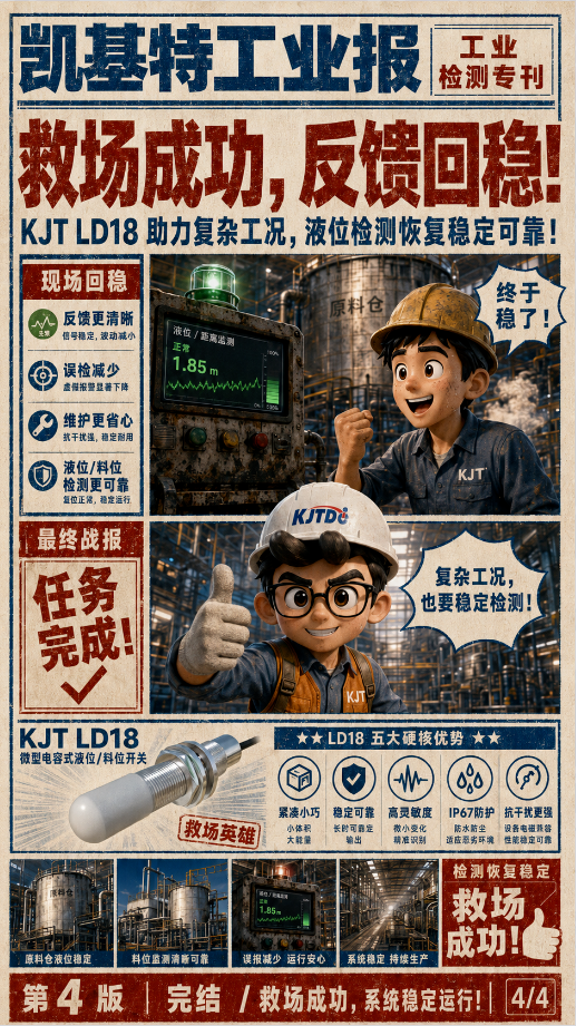 工业专刊第一期 | 蒸汽翻涌、信号跳变,KJT-LD18毫米波雷达如何稳住料位检测? 工业专刊第一期 | 蒸汽翻涌、信号跳变,KJT-LD18毫米波雷达如何稳住料位检测?