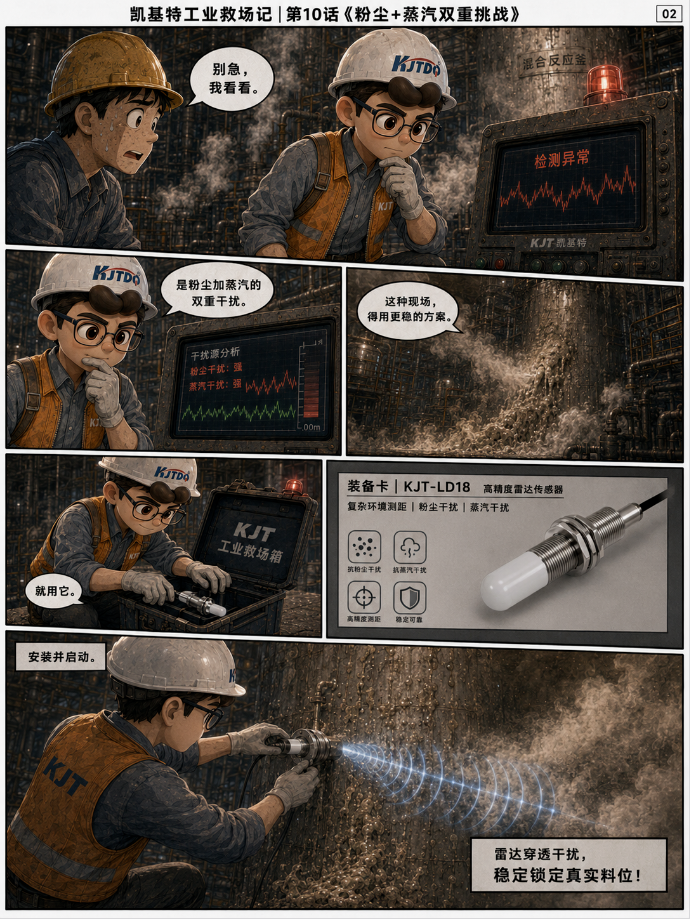 凯基特工业救场记|KJT-LD18 高精度雷达传感器第一季收官篇 凯基特工业救场记|KJT-LD18 高精度雷达传感器第一季收官篇