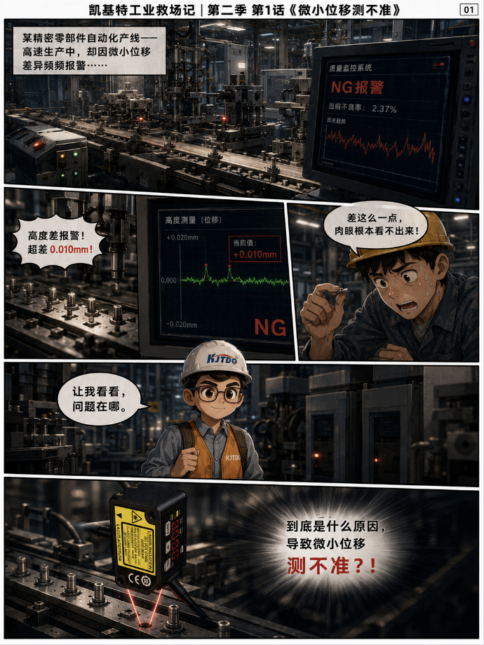 凯基特工业救场记|CMOS微型激光位移传感器:微小位移、高度差、段差,一个个看准! 凯基特工业救场记|CMOS微型激光位移传感器:微小位移、高度差、段差,一个个看准!