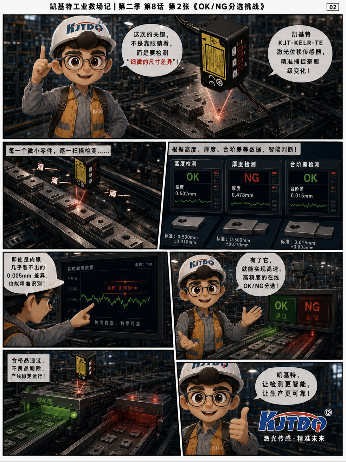 工业救场记|CMOS微型激光位移传感器:胶层厚度、OK/NG分选、微小零件漏装 工业救场记|CMOS微型激光位移传感器:胶层厚度、OK/NG分选、微小零件漏装