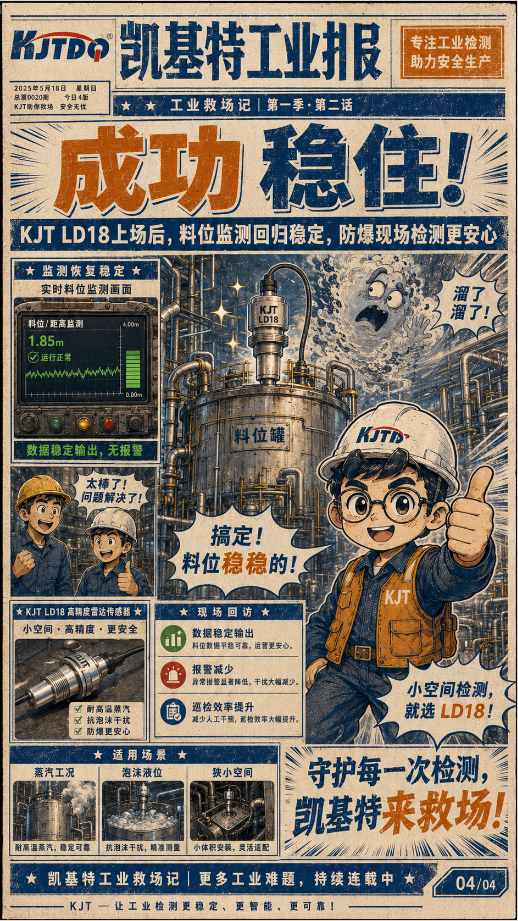 工业专刊第二期 | 蒸汽翻涌、信号跳变,KJT-LD18毫米波雷达如何稳住料位检测 工业专刊第二期 | 蒸汽翻涌、信号跳变,KJT-LD18毫米波雷达如何稳住料位检测