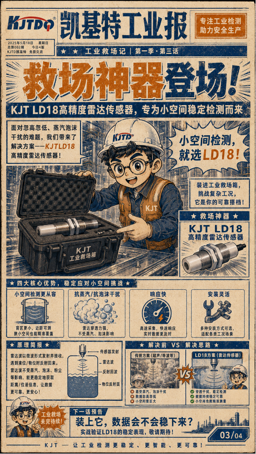 工业专刊第二期 | 蒸汽翻涌、信号跳变,KJT-LD18毫米波雷达如何稳住料位检测 工业专刊第二期 | 蒸汽翻涌、信号跳变,KJT-LD18毫米波雷达如何稳住料位检测